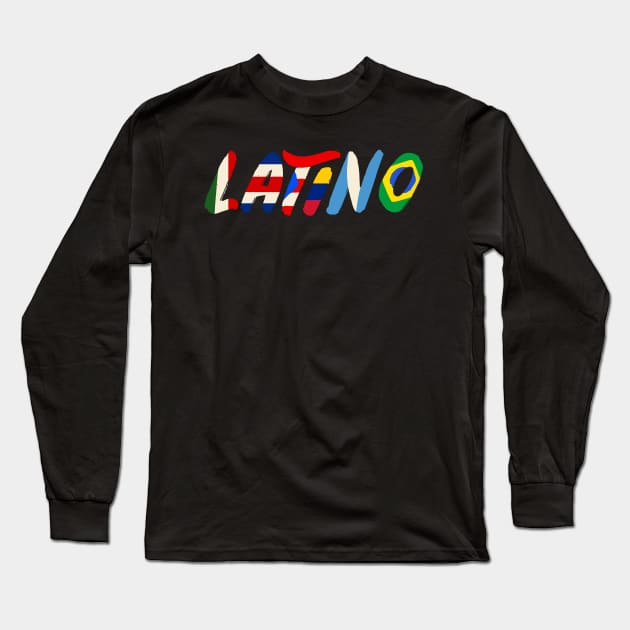 LATINO by Tobe Fonseca Long Sleeve T-Shirt by Tobe_Fonseca